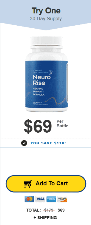 NeuroRise Price Single Bottle 30 Days Supply